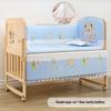 Convertible Crib: Portable, Multi-Functional Solid Wood Baby Bed and Newborn Cradle.