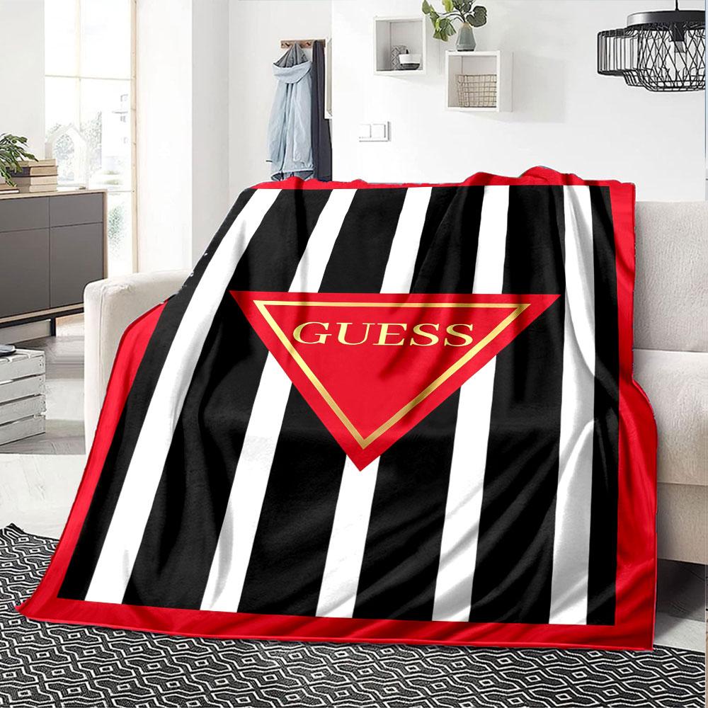 Exquisite G-GUESS thematisierte Decke, Warme Gemütlichkeit Sofa Couch Bett Decke Heimdekoration