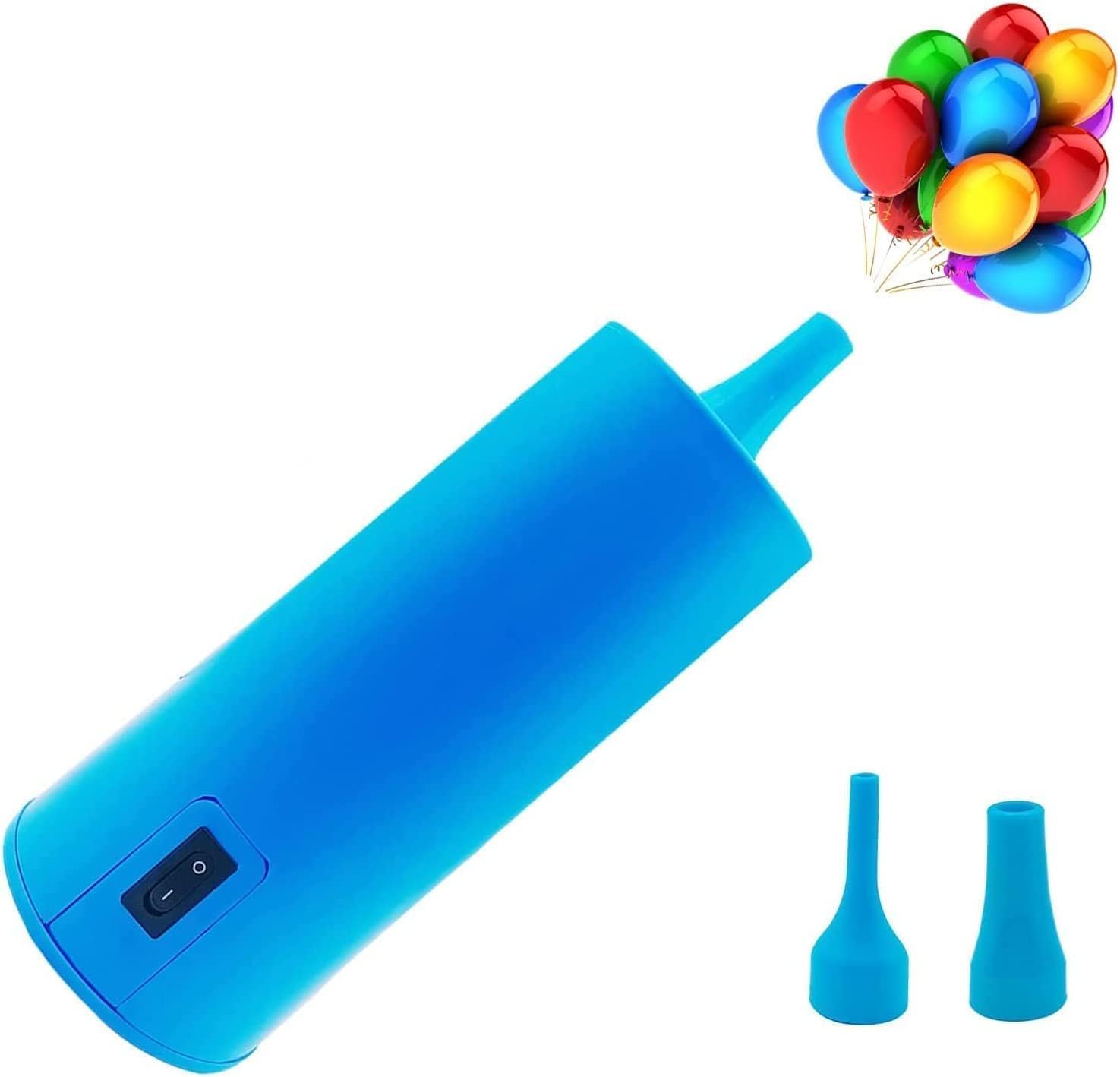 

OBEST Насос для повітряних кульок Електричний насос для повітряних кульок Портативний надувач повітряних кульок Декоратор повітряних кульок для вечірки з нагоди дня народження (12В 18Вт) синій