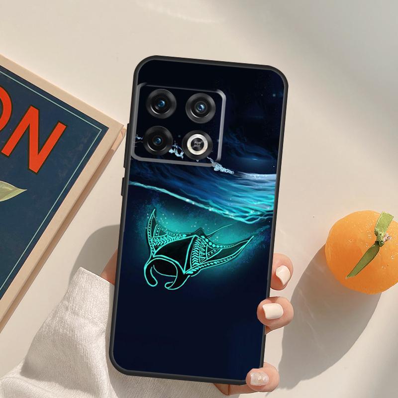 Animal Manta Ray Case For OnePlus 13R 12R 10R 13T 10T 11 12 13 15 OnePlus Nord 5 CE 2 3 4 Lite N20 N30 Cover