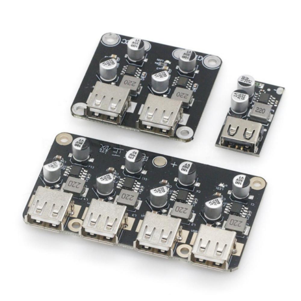 10/20/50/100Pcs DC-DC Step-Down ModuleQC2.0 QC3.0 Fast Charging USB Charging Board Compatible with iPhone, Huawei FCP