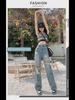 Damen High-Waist Loose-Fit Wide-Leg Ripped Jeans - Sommer 2023 Trend