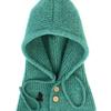 Universal Chemistry Wool Knit Green Open Balaclava
