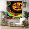 Australian Aboriginal Style Wall Decor Tapestry Art For Pet Memorial Birthdaywedding Party Backdrop Family Gift