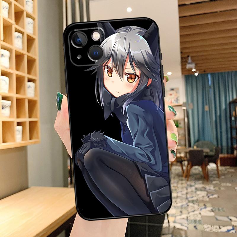 Anime Cat Girl Phone Case For iPhone 15 Pro Max 14 13 12 11 16 17 Pro Max mini 15 16 Plus 16e 17 Air Cover