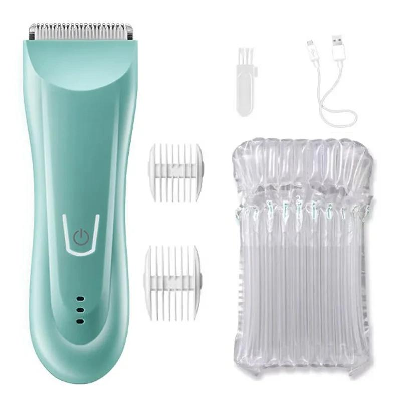 

Триммер для тела и паха для мужчин для влажного и сухого бритья, триммер для лица, бороды и волос, перезаряжаемая машинка для стрижки, электробритва для лобковых волос, грумер для тела