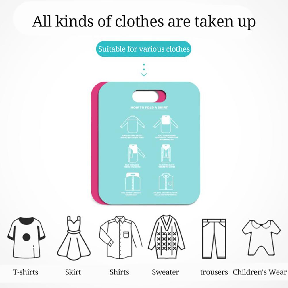 Tabla plegable de plegado rápido para uso doméstico, perfecta para personas perezosas para doblar ropa y camisas (blanco)