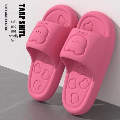 Thick-Soled Cloud Slippers: Non-Slip, Odor-Resistant, Parent-Child Summer Sandals for Indoor and Outdoor Use
