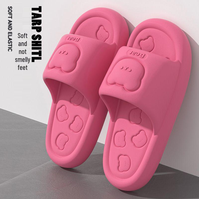 Thick-Soled Cloud Slippers: Non-Slip, Odor-Resistant, Parent-Child Summer Sandals for Indoor and Outdoor Use