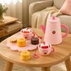 Wooden Tea Set Imaginative Pretend Play Educational for Children