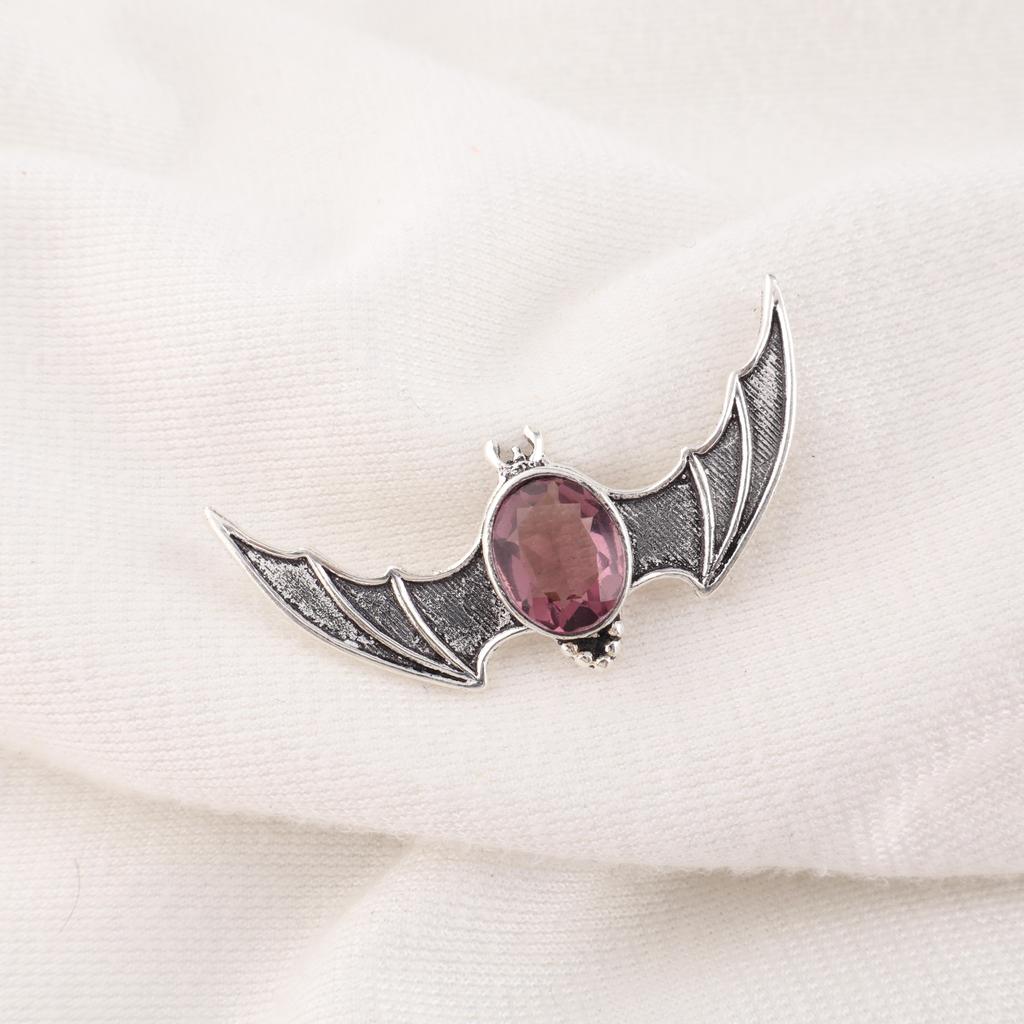 Rhodolite Beautiful Gemstone Pendant, 925 Sterling Silver Adorable Jewelry For Love, Handmade Dazzling Jewelry For Gift