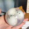 Crispy Sweet Dumplings Squeeze Ball DIY Shapeable Stress Ball Slow Rising Anxiety Relief Stretchy Transparent Ball Sensory Fidget Toy