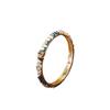 Crystal Inlaid Flower Enamel Bracelet: Elegant & Versatile Accessory
