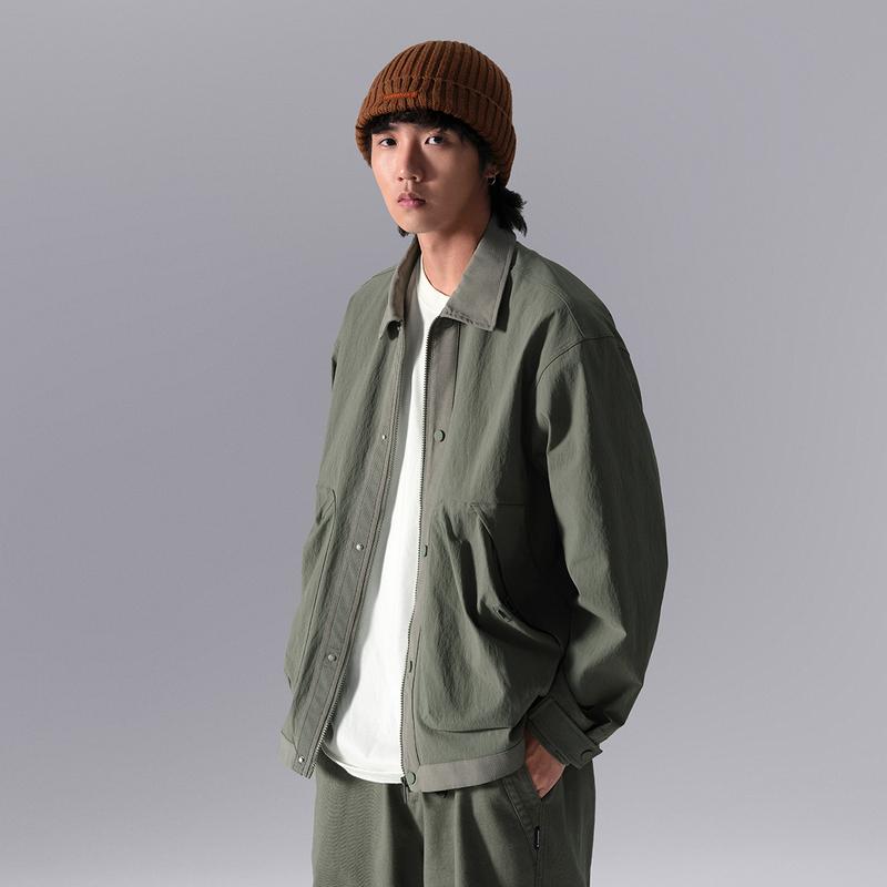Li Ning Jackets & Coats Men's Snail Smoky Green AJDU281-1