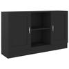 VidaXL Black Buffet 120x30.5x70 Cm Chipboard