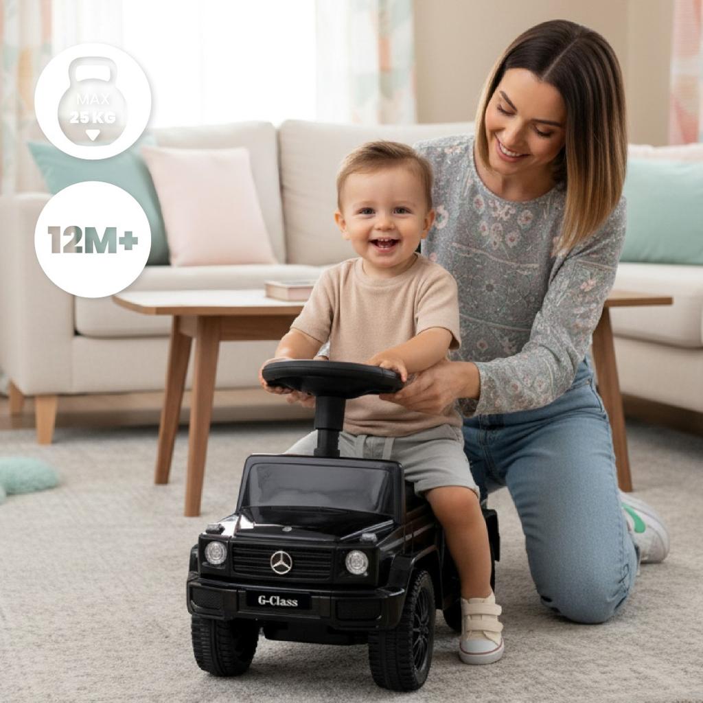 Draisienne Pousseur Déambulateur Pour Enfants Mercedes Benz Classe G Noir