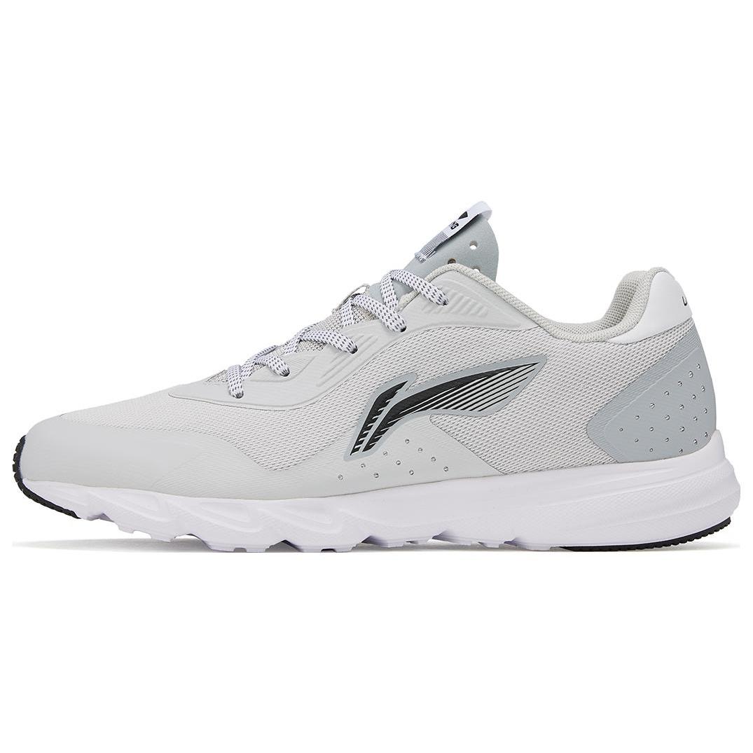 

New LiNing Slip Resistant, Breathable, Lightweight Low Top Running Shoes Men s Gray ARST021-1 43.5