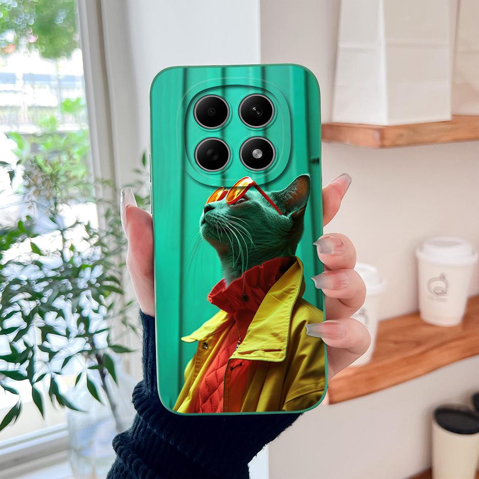 For Poco M8 Pro Case Cute Design Shockproof Phone Protector Soft Liquid Silicone High Quality Back Cover For Poco M 8 M8Pro Capa