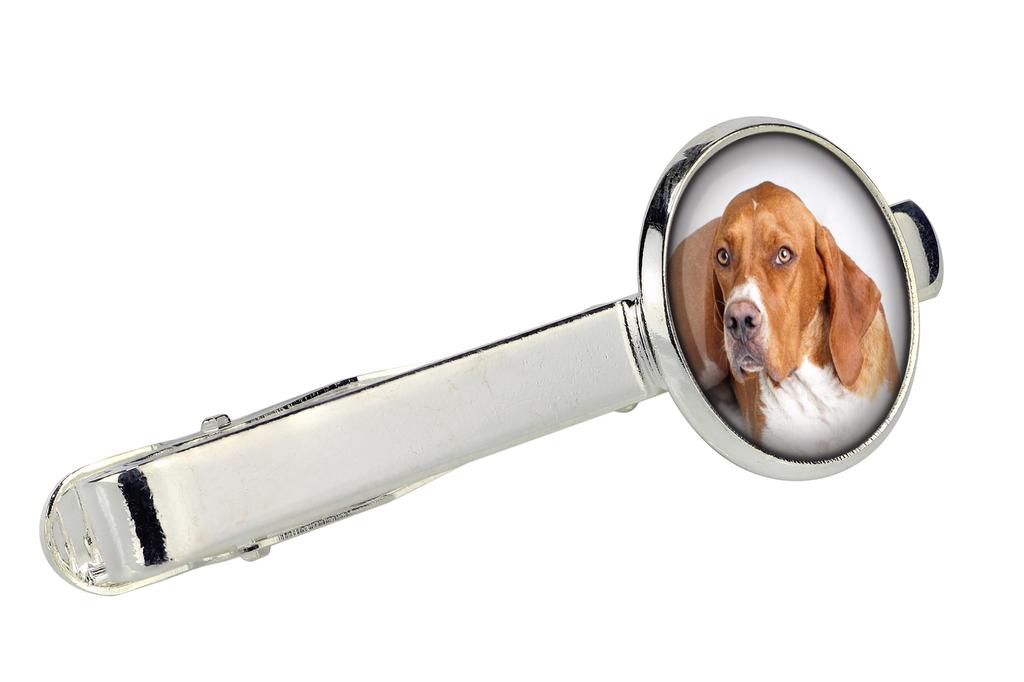 English Pointer I - cufflinks and tie with your photo, a suit decoration, men's jewelry from the Art-Dog brand.
