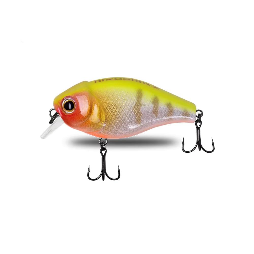 Lure Freshwater Fat Minnow 50mm 6g Plastic Hard Bait Biomimetic Lure Bass Snakehead Fish 10# Hook (as the picture,Standard)