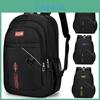 Oxford Cloth Dualcompartment Business Backpack For Men And Women With Breathable Design For Travel And Office Use