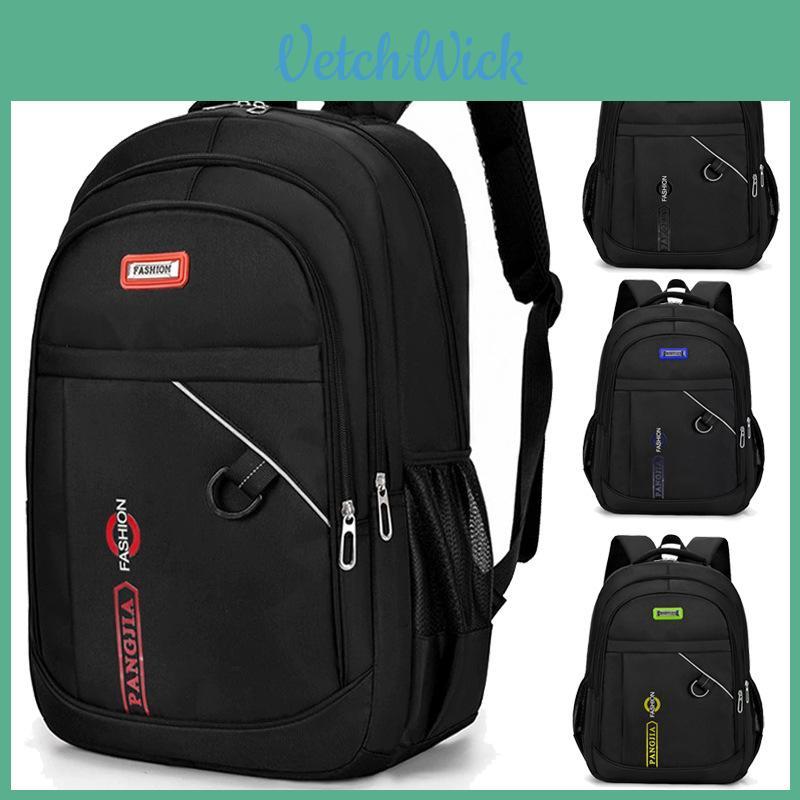 Oxford Cloth Dualcompartment Business Backpack For Men And Women With Breathable Design For Travel And Office Use