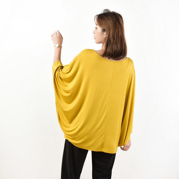 Plus Size 200 Jin Women's Batwing Sleeve Long Sleeve Modal T-Shirt
