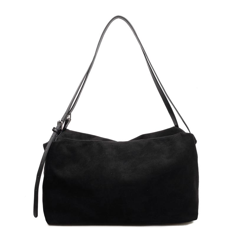 Tote Bag Large Capacity Suede Pillow Bag Women's Shoulder Crossbody Bag