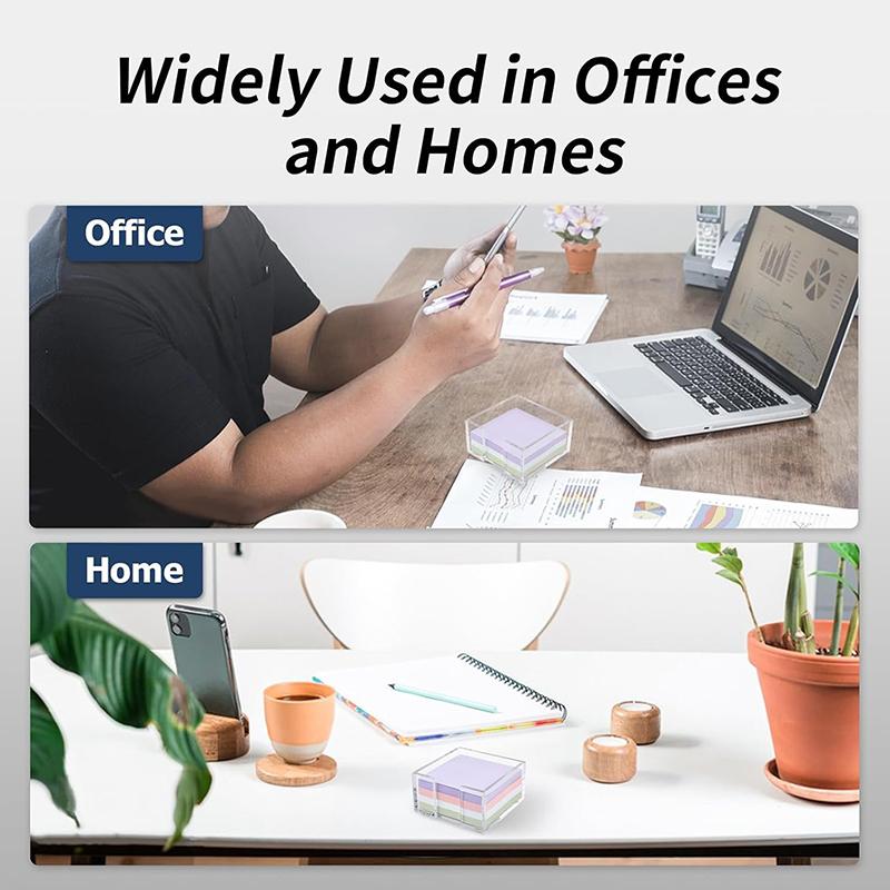 Acrylic Sticky Note Holder Clear Acrylic Notepad Holder Memo Note Dispenser Notepad Holder For Home Office Desk Organizer