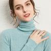 Autumn Winter Solid Color Turtleneck Bottomed Knitting Pullover Top Women Casual Fashion All-match Slim Sweater