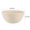 Washable Baking Bowl Round Deep Bowl Thickened Bread Container Cane Splint Breathable Hollow Dough Rising Bowl Kitchen