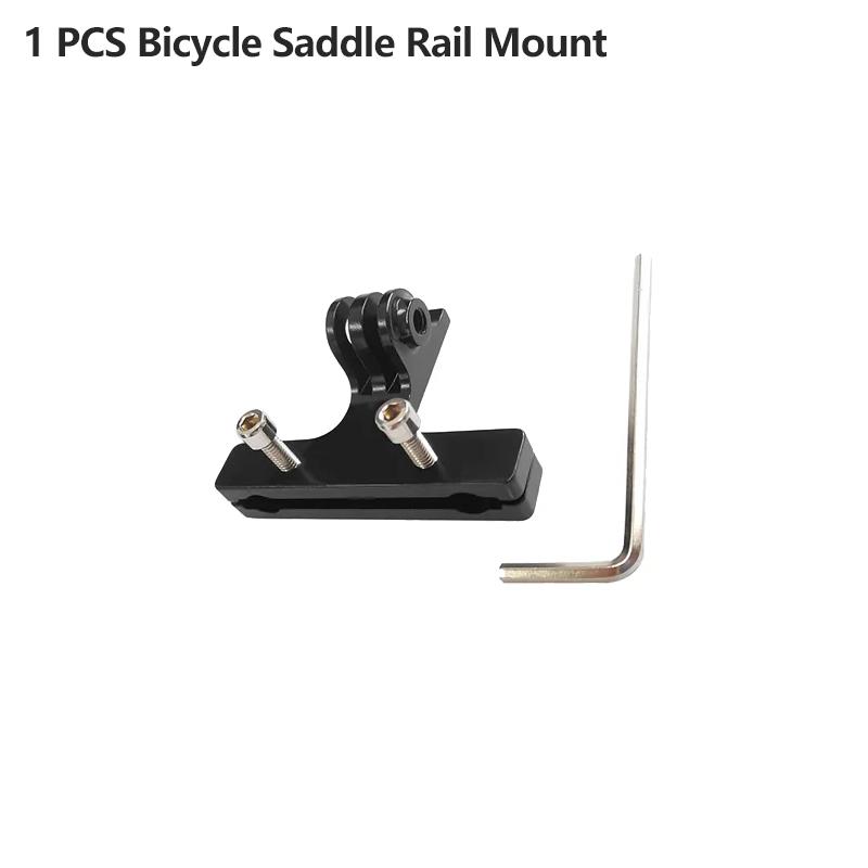 Bicycle Saddle Rail Mount Aluminum Bike Seat Mount for GoPro Hero 12 11 10 9 8 7 5 AKASO DJI OSMO Action Cameras Accessories