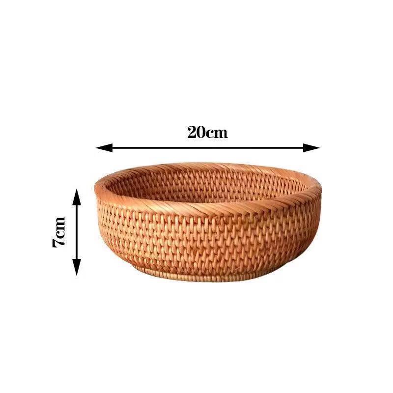 

Handwoven Rattan & Bamboo Storage Baskets