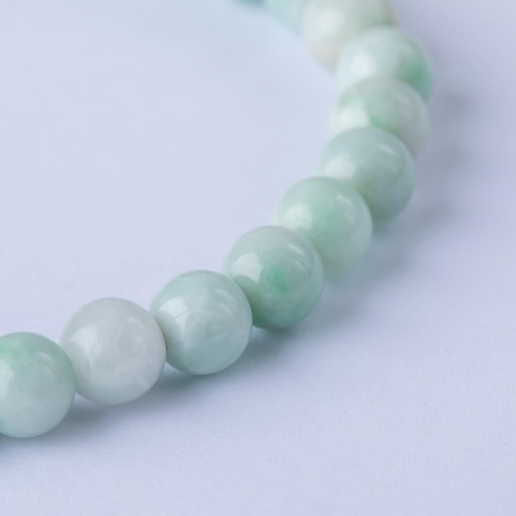 15cm Itoigawa Natural Jadeite Pale Japanese National Jomon Power Stone Jadeite Workshop Special Paulownia Wood Quality Guarantee ABR0878 (6mm beads,