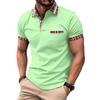 Summer Men's Button-pocket Henry Collar Sports Polo Shirt