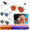 Full Angle Full-View Swim Goggles Leak Proof Retro Goggles HD Swimming Goggles  Professional Use