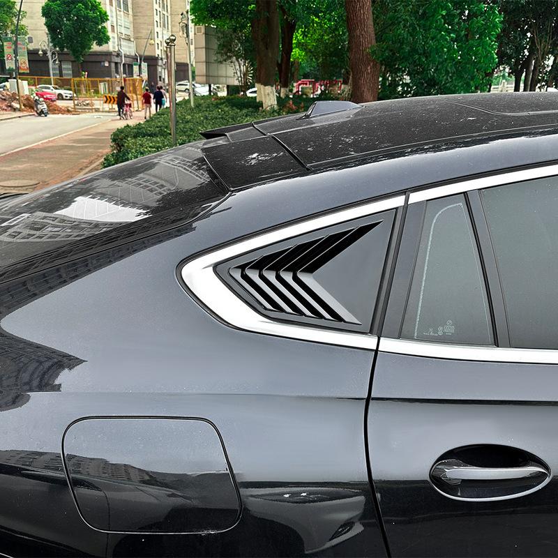 For BMW X6 G06 + Car Rear Window Side Vent Shutter Louver Cover Trim Sticker Car Accessories