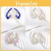 Modische Zirkonia-Ohrstecker mit Engelsflügeln für Damen, Eleganter Schmuck für die Nachtparty