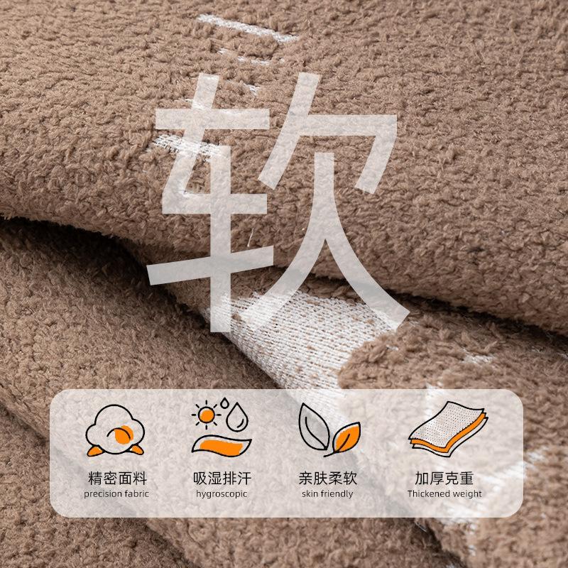 Special-Shaped Sofa Cushion Winter Plush Light Luxury High-End Straight-Row Leather Sofa Seat Cushion  New Sofa Cover