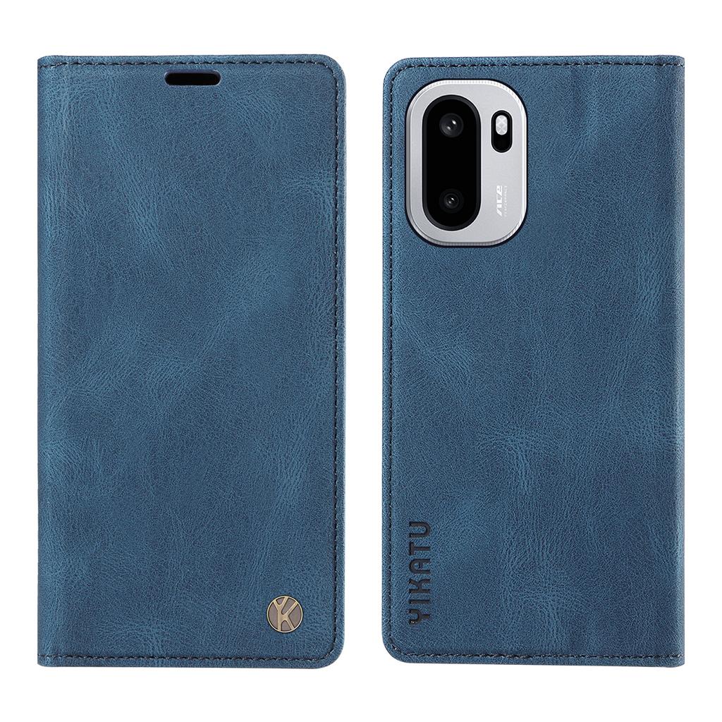 For OnePlus 15R 5G/Ace 6T 5G/Ace 6 5G Leather Cover YIKATU YK-004 Skin-Touch Wallet Phone Cases