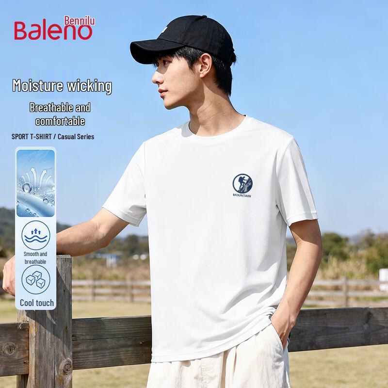 Baleno Unisex Hillside Climbing Graphic Short Sleeve T-Shirt L