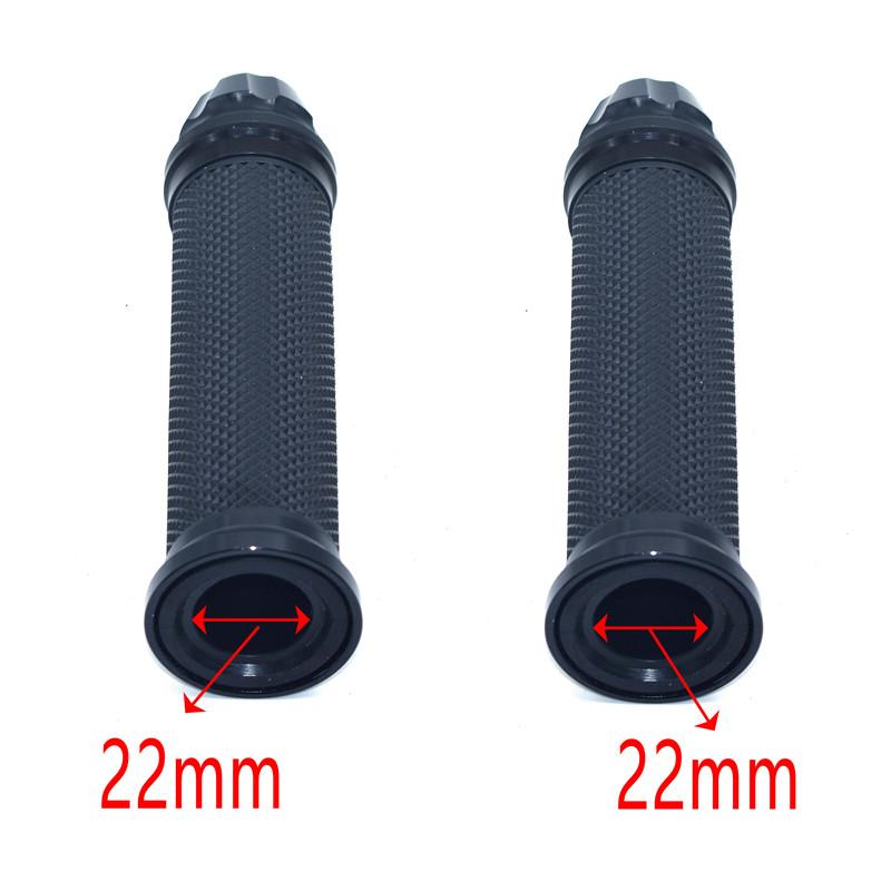 22/24MM Motorcycle grips hand rubber pedal biker scooter handlebar grips modified handlebar throttle turn Grip Settle Grips Throttles 2