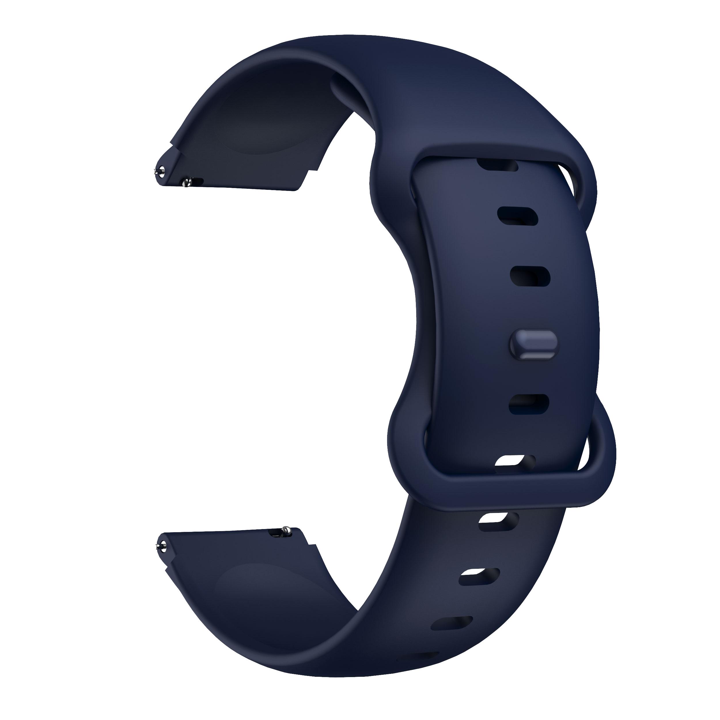 

19mm Original Band for ID205U watches Colorful Buckle Silicone Band for Noise Colorfit pro2 Smartwatch Lovely lady strap 19mm 19mm universla midnight синього кольору