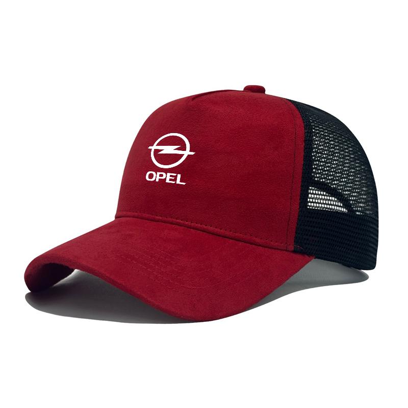 Fashion Opel Logo High-quality Suede Mesh Baseball Hat Letter Embroidery Design Outdoor Sport Cap For Opel Astra Insignia Vivaro