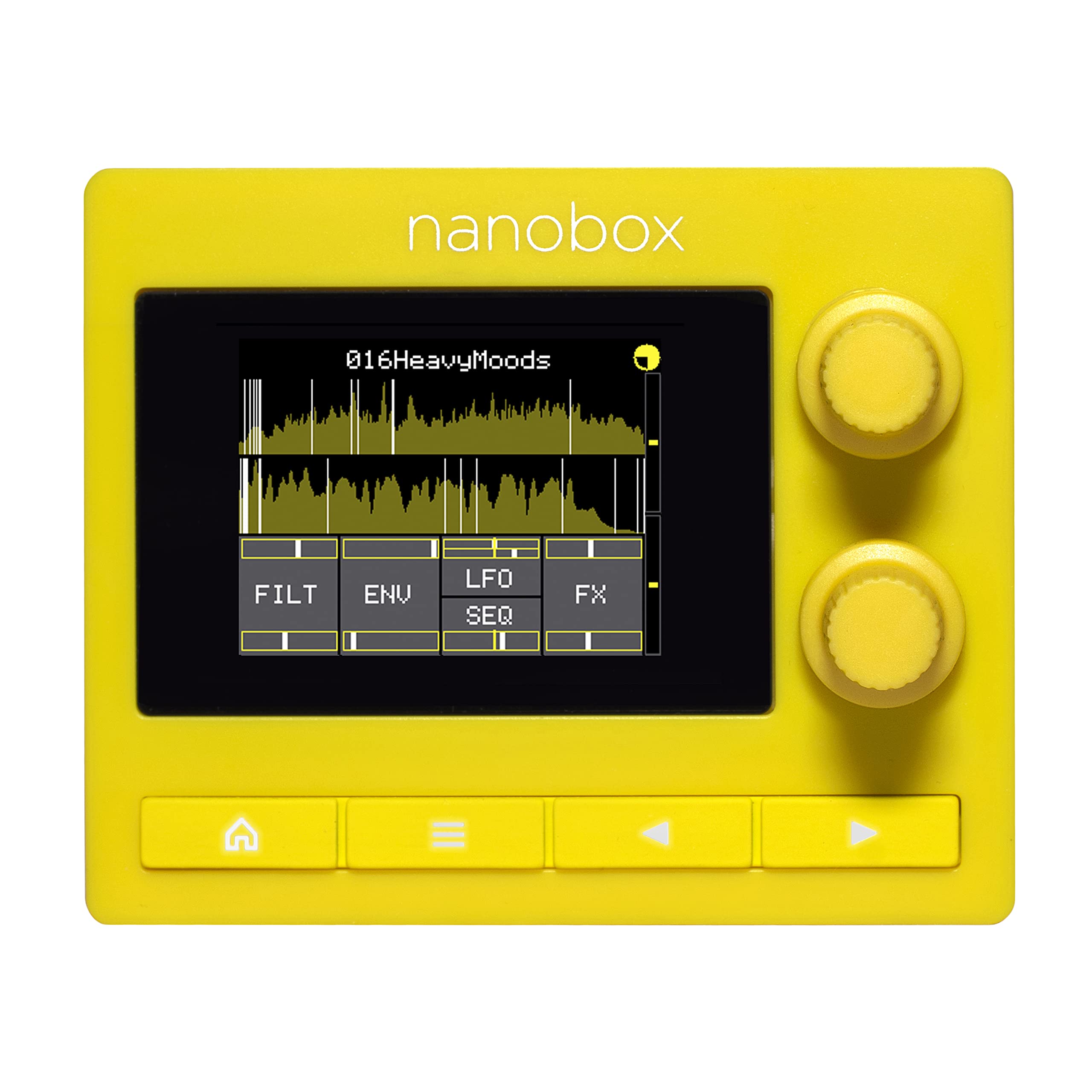 

1010MUSIC nanobox lemondrop Поліфонічний гранульований міні-синтезатор – жовтий