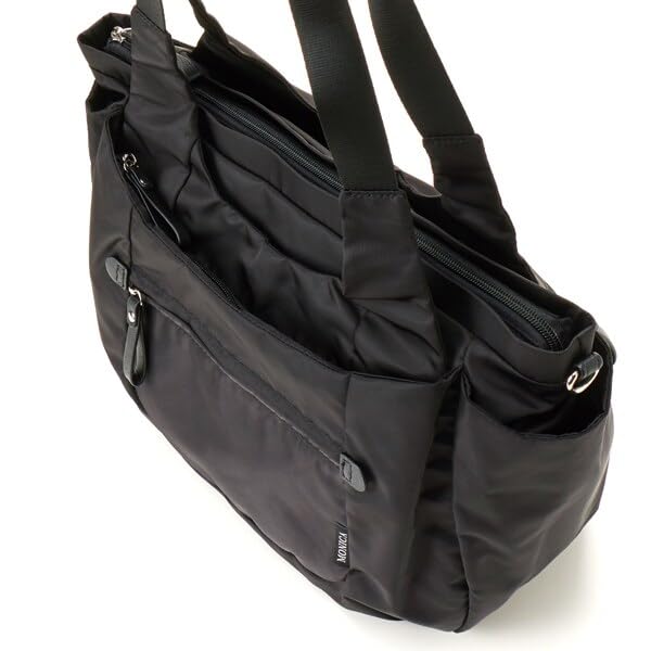 Monica Round Tote Bag MONI01105 Light Gray 2-Way (12)