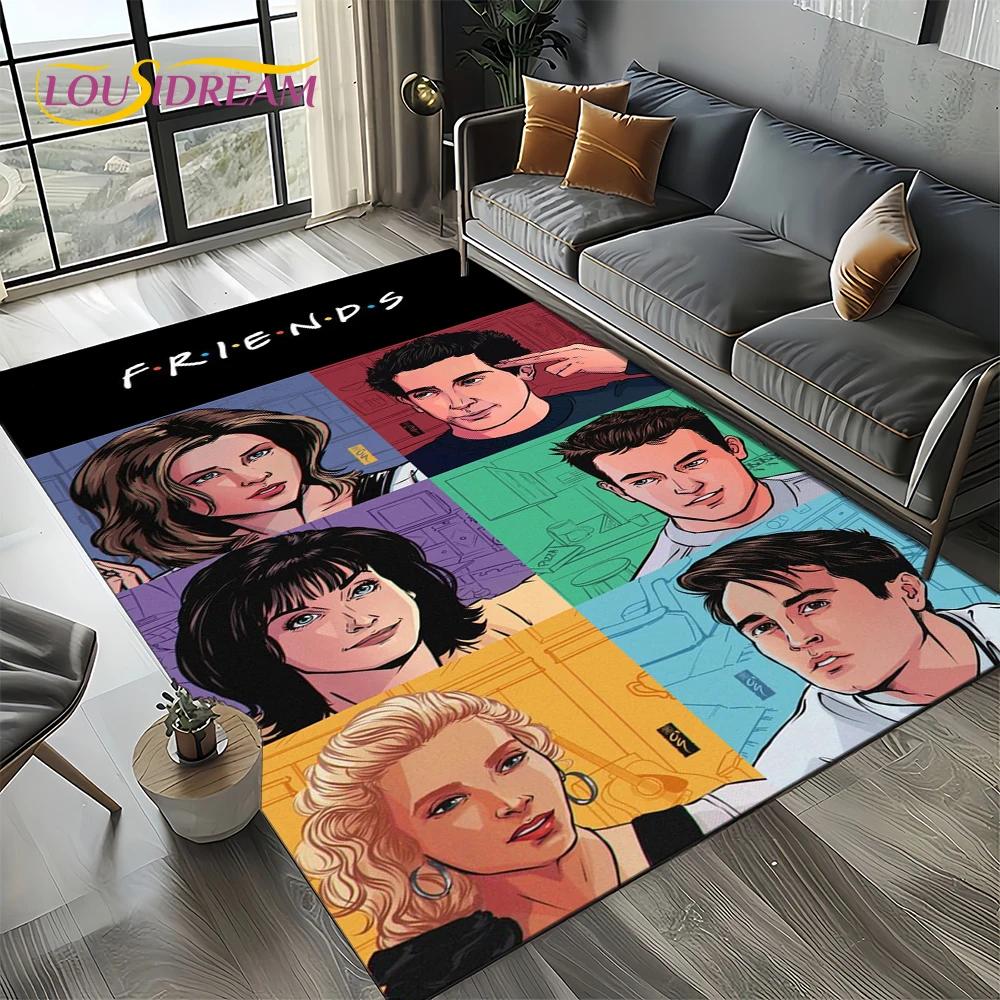 Koberec kobereček Central Perk přátelé TV seriál pro obývací pokoj ložnici domov dekorace pohovky, koberec do dětského koutku protiskluzová podložka na podlahu dárek