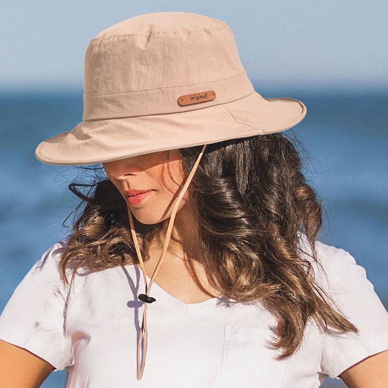 Damen Sommer UV-Schutz Sonnenhut, Wasserabweisende Faltbare Leichte Kappe, Reisefreundlicher Sonnenschutzhut