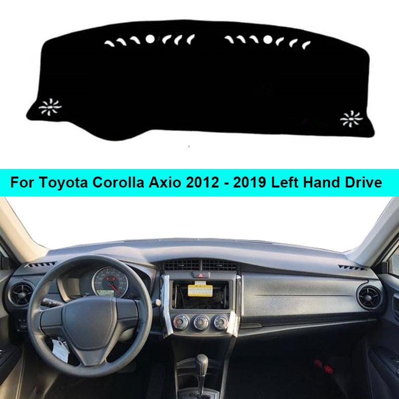2 Layers Car Dashboard Cover Dashmat Dash Mat Carpet Cape For Toyota Corolla Axio 2012 -  RHD LHD Sun Shade Dash Board Cover