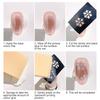 50Pcs/Bag Square Soft Sponges Gradient Nail Art Stamper Tools Color Fade Easy Transfer Stamping 1cm Mini Sponge Nail Art Tools